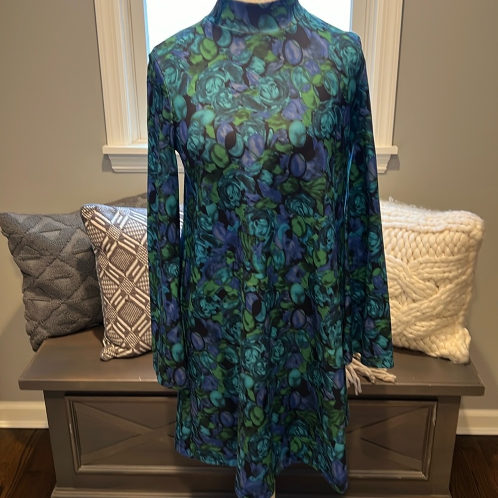 Zara floral mini dress